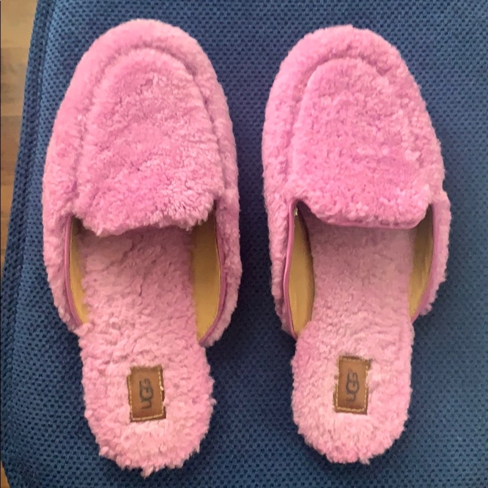 Pink UGG slippers